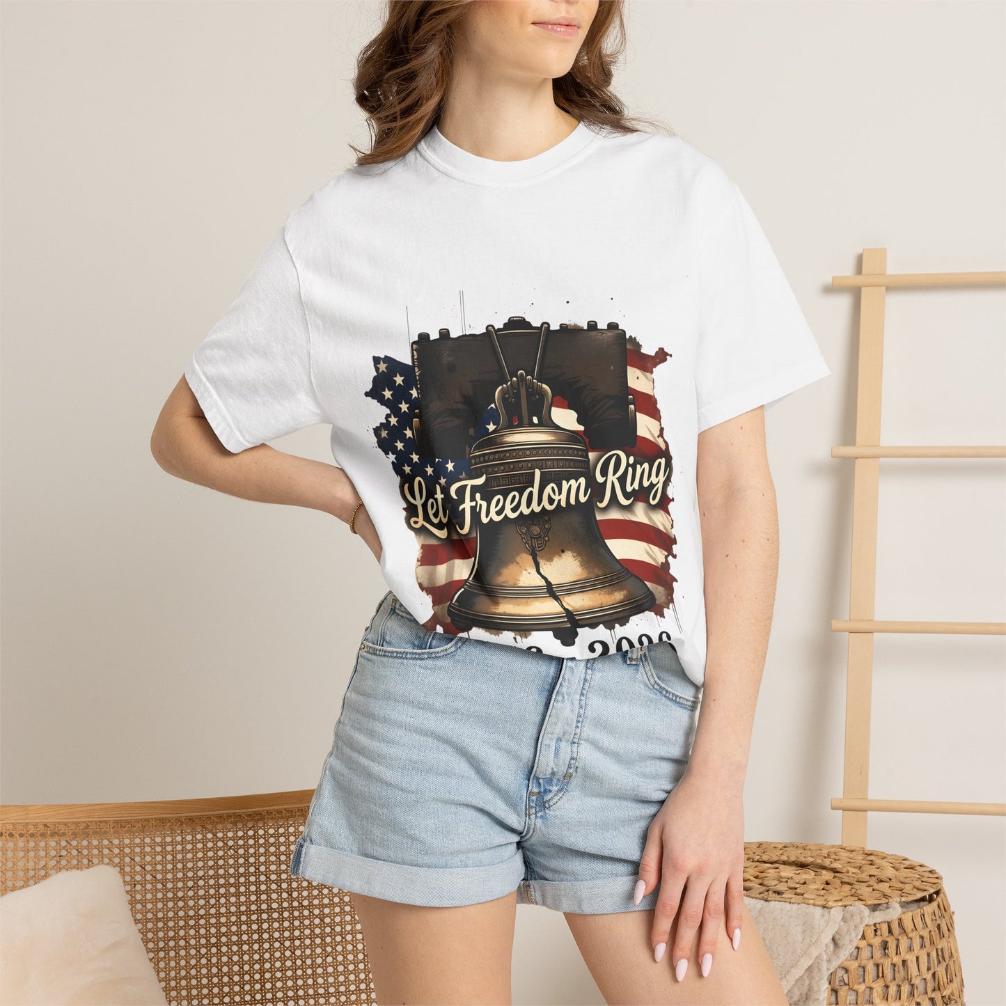 Liberty 250th Anniversary T-Shirt - "Let Freedom Ring" 1776-2026 Patriotic Tee