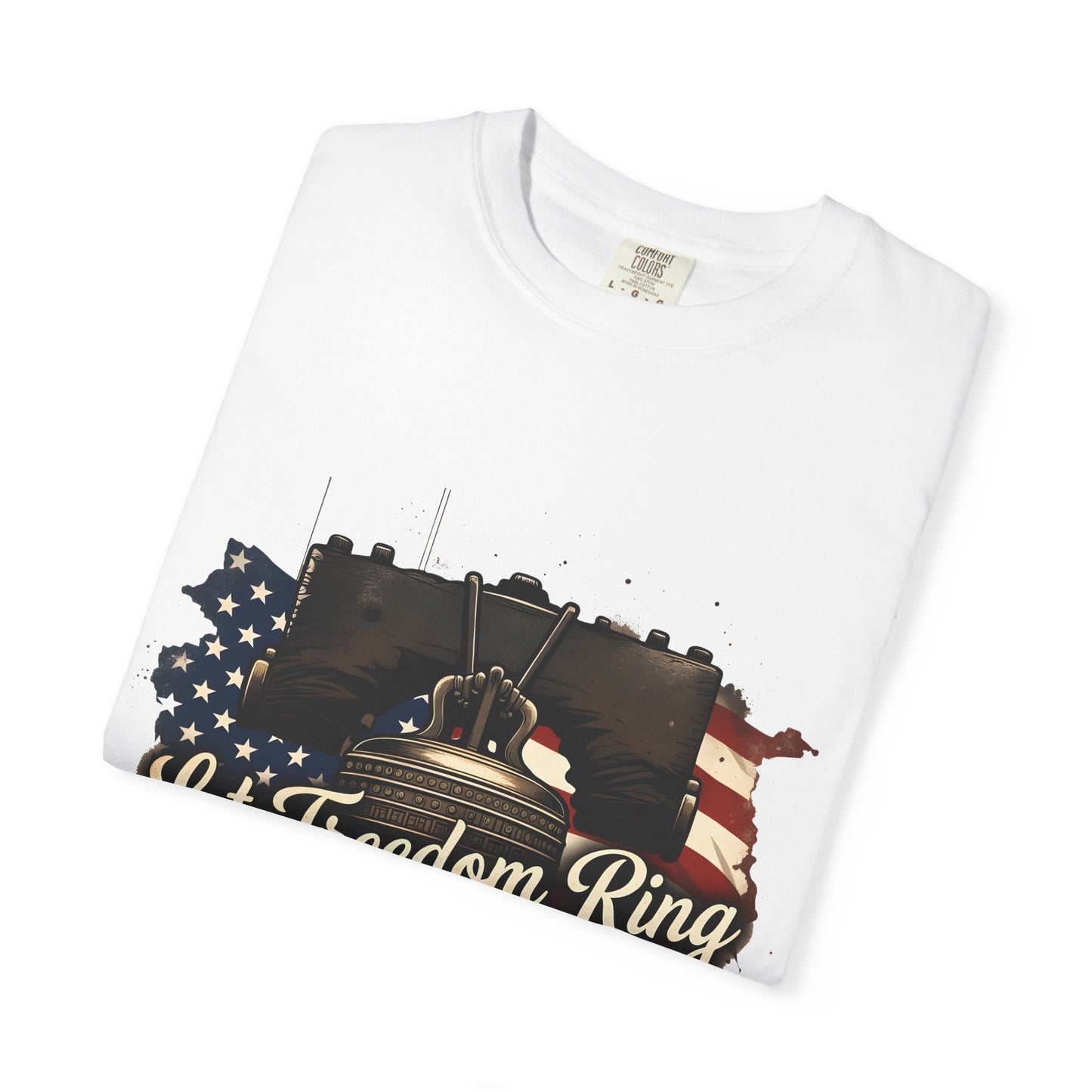 Liberty 250th Anniversary T-Shirt - "Let Freedom Ring" 1776-2026 Patriotic Tee